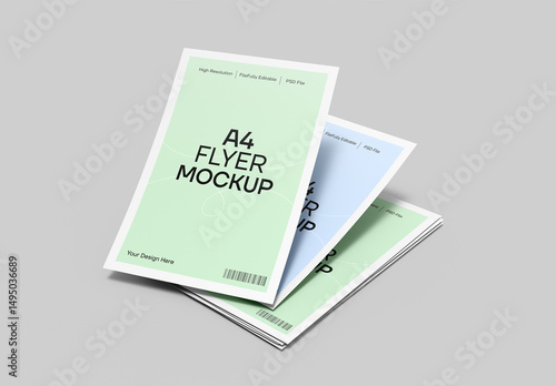 A4 Flyer Mockups