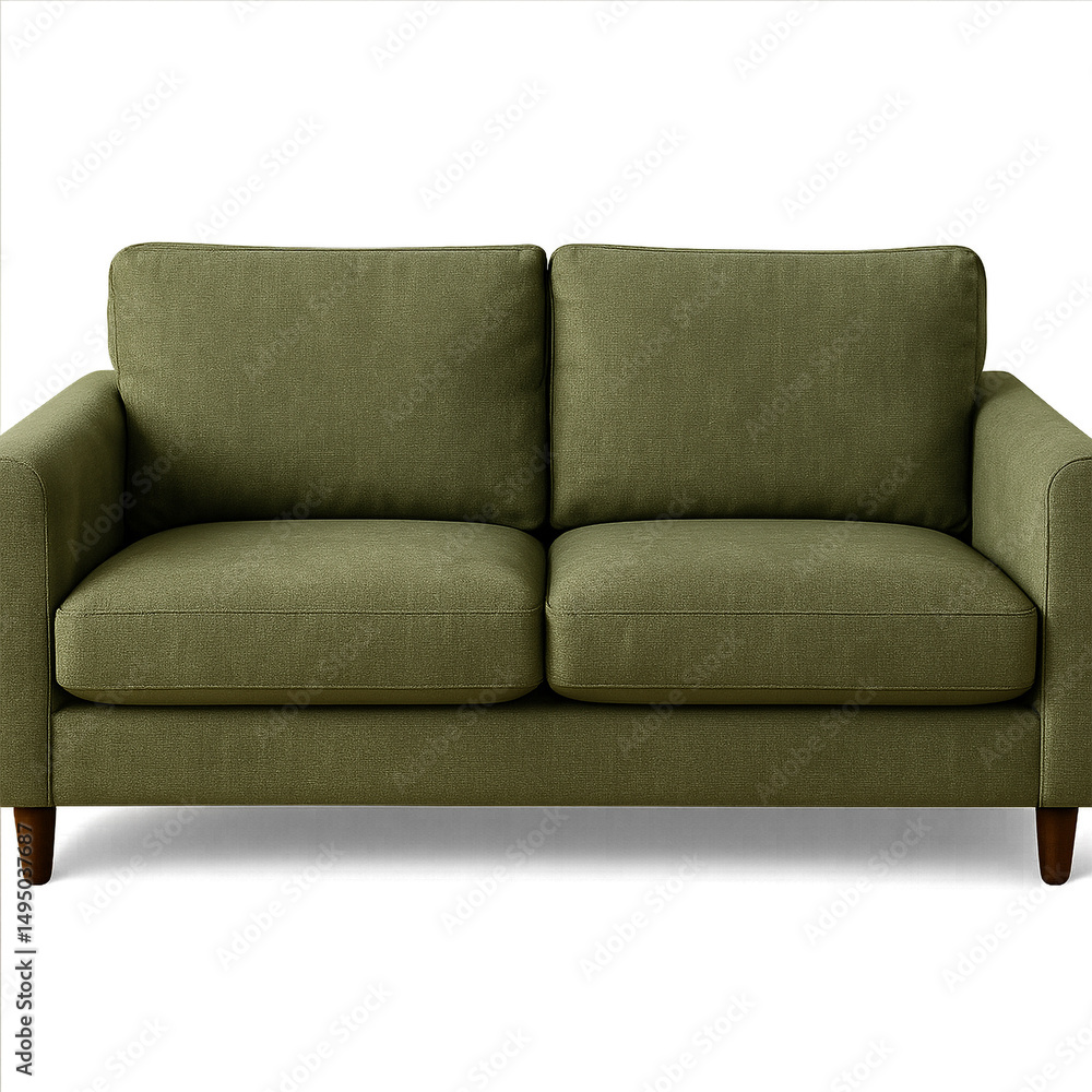 Fototapeta premium modern sofa isolated on white isolated on transparent or white background png