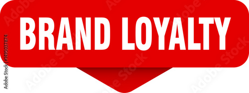 brand loyalty sticker. brand loyalty sign on transparent background