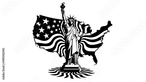 Statue of liberty vector illustration, statue, woman, illustration, sculpture, vintage, vector, art, drawing, antique, ancient, justice, dress, old, statue of liberty, lady, retro, liberty, law, warri