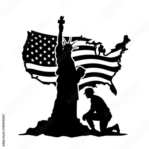 Statue of liberty vector illustration, statue, woman, illustration, sculpture, vintage, vector, art, drawing, antique, ancient, justice, dress, old, statue of liberty, lady, retro, liberty, law, warri