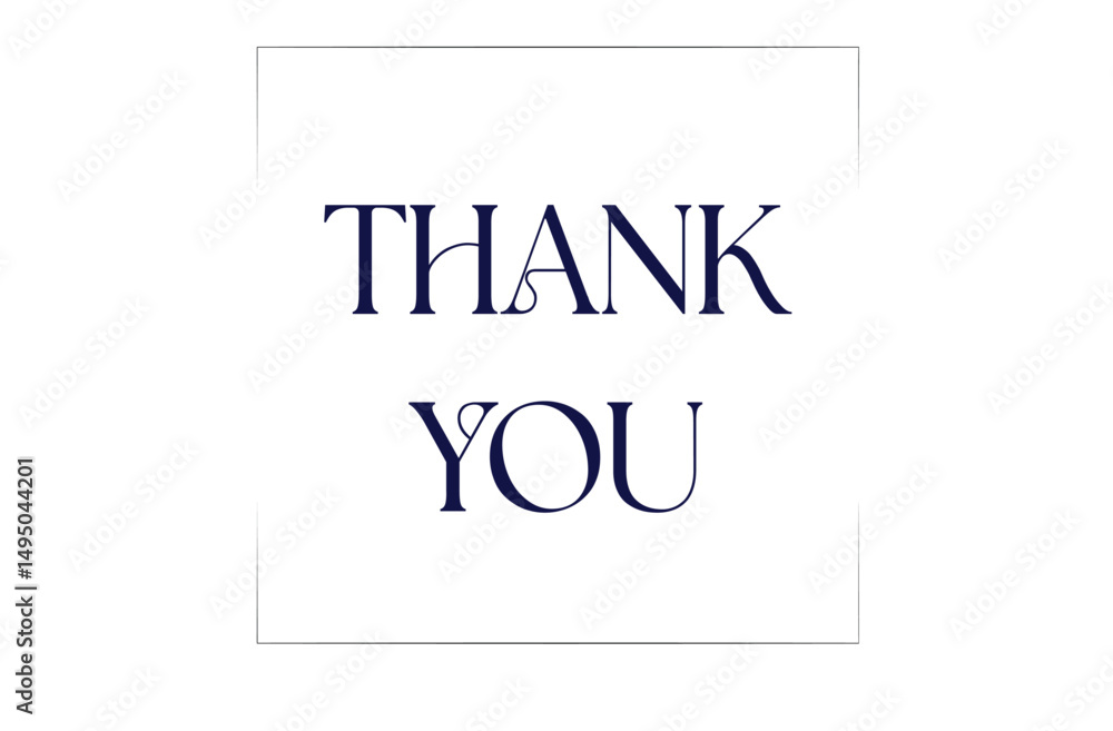 Fototapeta premium thank you web Headline vector