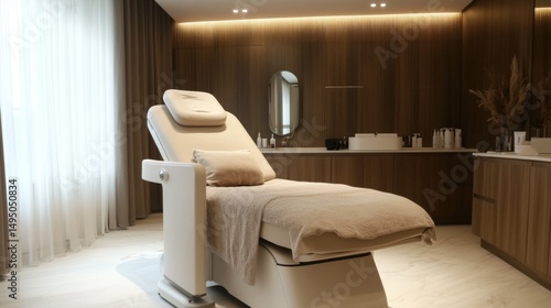 Luxurious Aesthetic Treatment Space with Microneedling Equipment