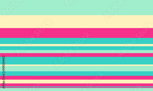 Vibrant horizontal stripes in pastel shades create a cheerful, modern design. Perfect for backgrounds, website banners, or textile patterns.