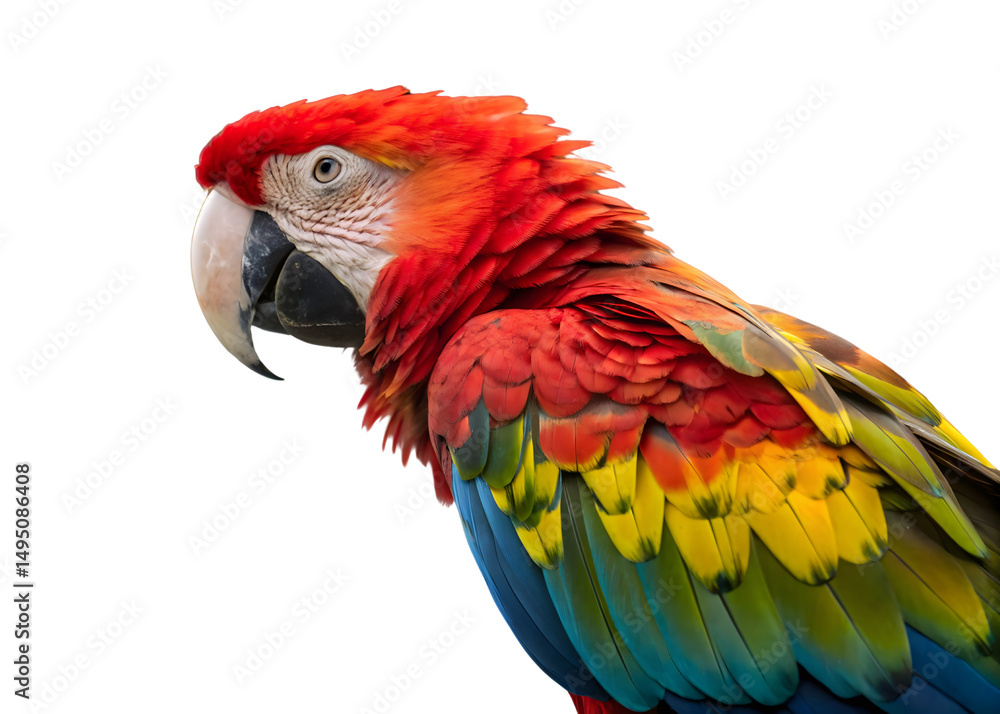 Obraz premium Red and yellow macaw