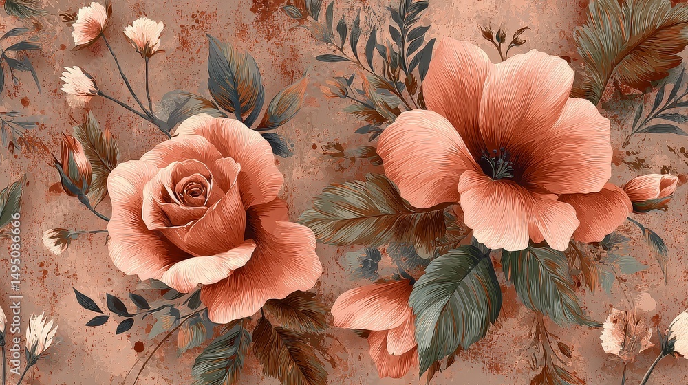 custom made wallpaper toronto digitalElegant garden flower arrangement featuring white peony flower and lavender flower romantic floral background luxury floral backdrop