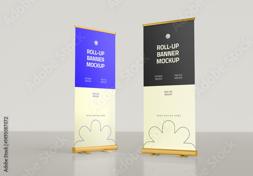 Roll Up Banner Mockup