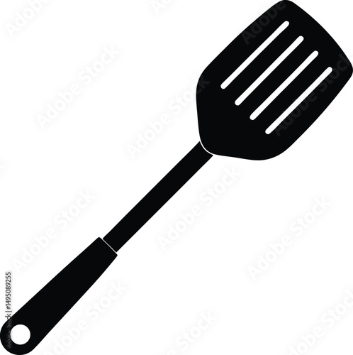 kitchen spatula isolated on white