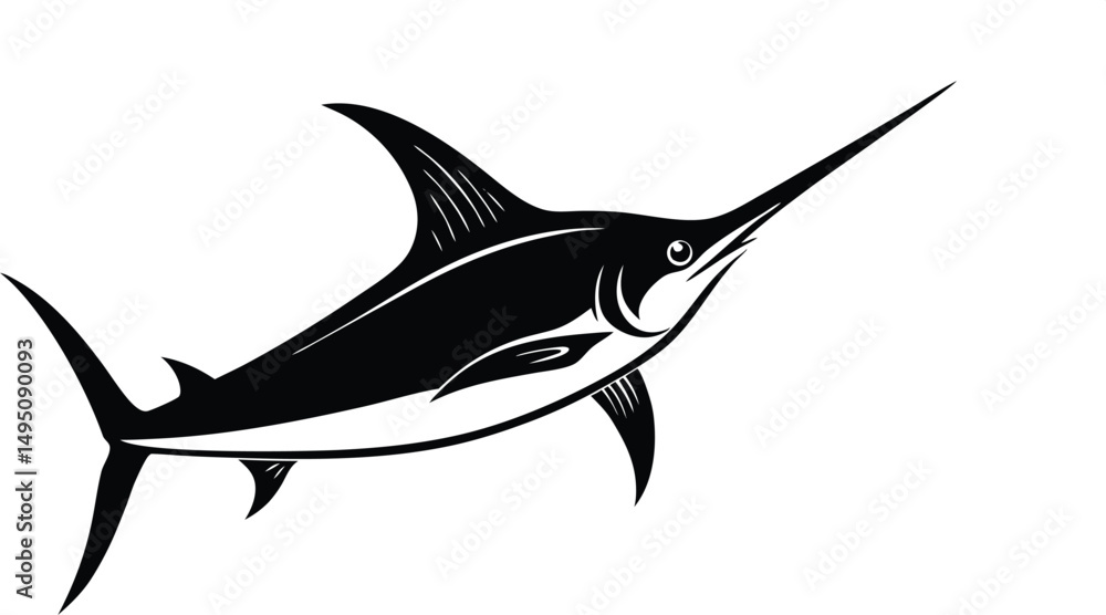 Fototapeta premium shark vector illustration