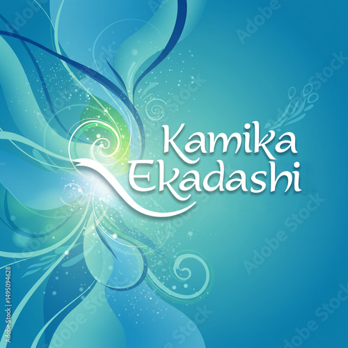 Kamika Ekadashi: Blue Abstr...