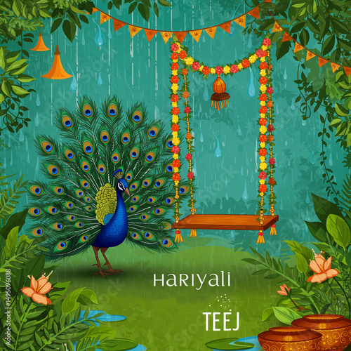 Peacock, Swing, and Rain: H...