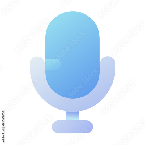 microphone icon vector illustration