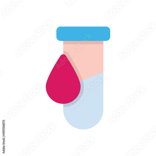 Blood Test Vector icon