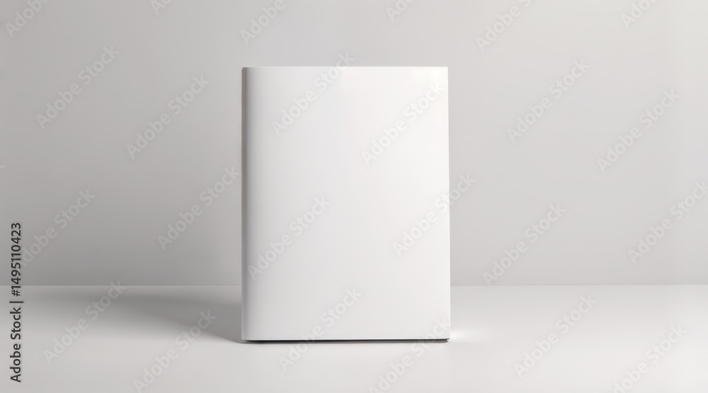 Modern magazine layout template with soft reflections and clean edges Modern magazine layout template with soft reflections and clean edges