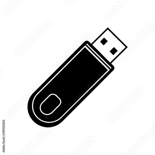 usb drive  vector illustration