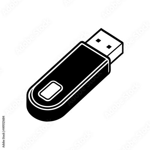 usb drive vector illustration
