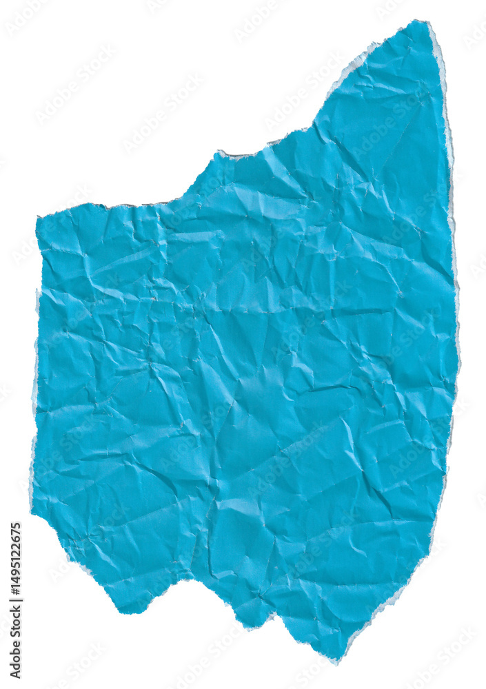 Obraz premium Blue Torn Paper Texture