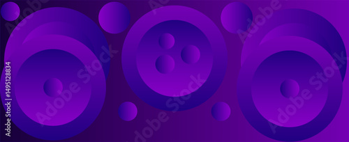 Minimal geometric background. Dynamic shapes composition. Vector illustration, EPS 10