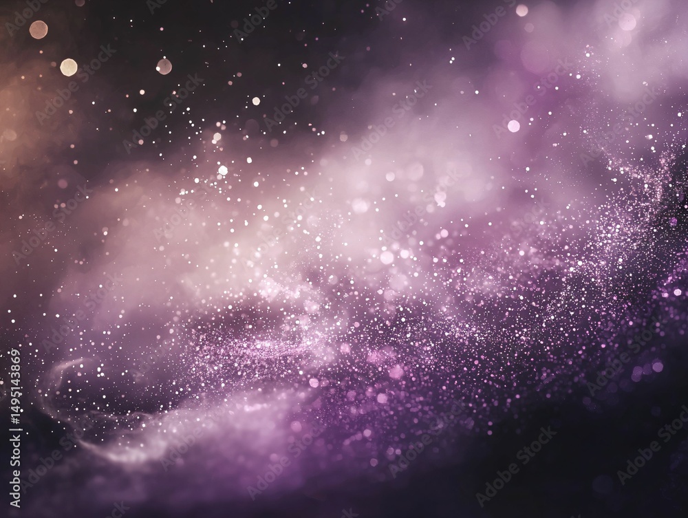 Obraz premium Purple Galaxy Dust