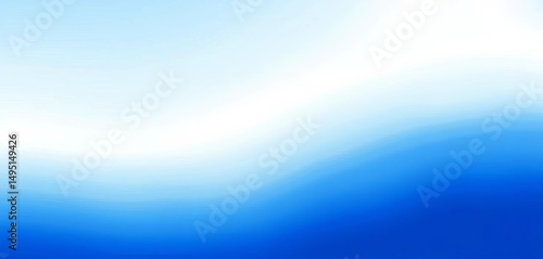 Abstract arctic blue to icy white gradient background with ample copy space  arctic  stock