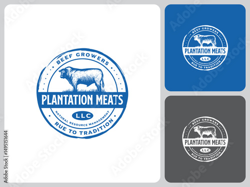 MEAT FARM logo vector design