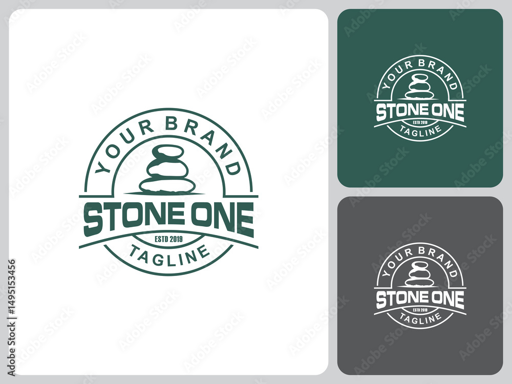 vector logo design stone vector logo design stone