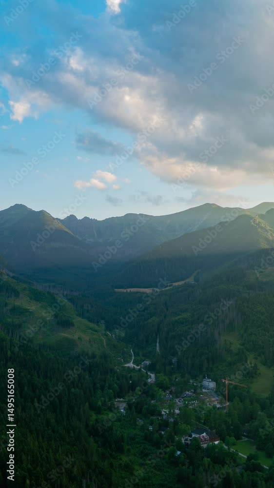 Alpine Beauty Timelapse: Tatra Mountain Cable Transit Alpine Beauty Timelapse: Tatra Mountain Cable Transit