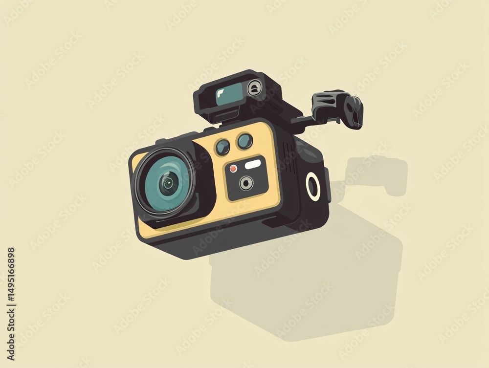 Fototapeta premium Retro Action Camera