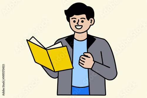 businessman with clipboard