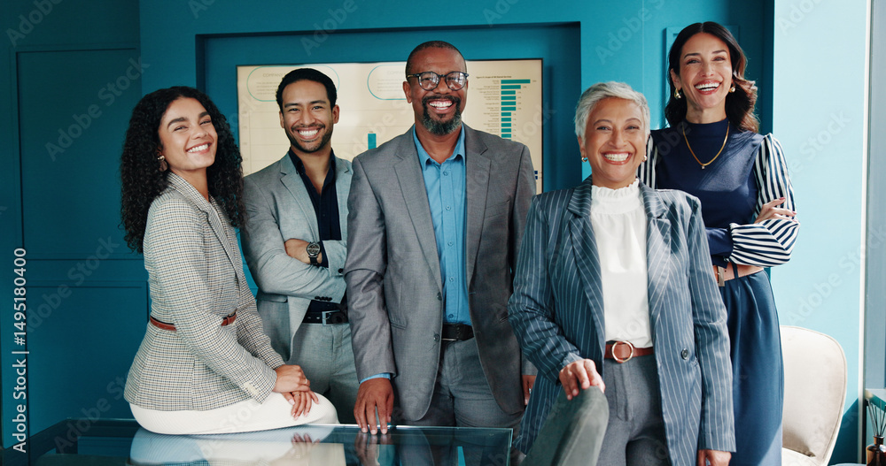 © peopleimages.com - Portrait, group and business people in office, investment and diversity with confidence, finance advisor and smile. Face, accounting and employees in workplace, partnership and support with pride © peopleimages.com - Portrait, group and business people in office, investment and diversity with confidence, finance advisor and smile. Face, accounting and employees in workplace, partnership and support with pride