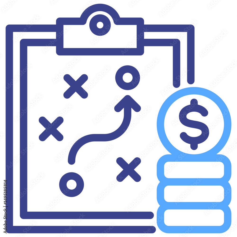 Obraz premium Tactics Icon