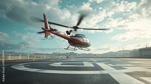Helicopter liftoff photography adventure travel city skyline cityscape rotor aviation technology