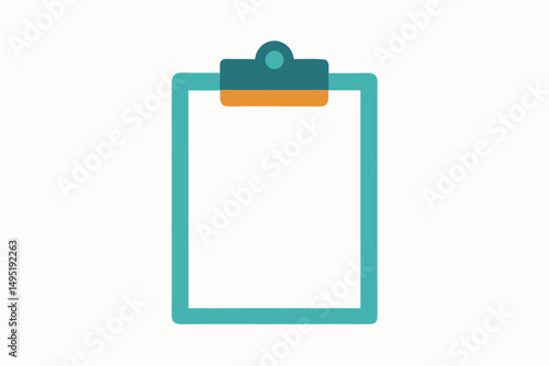 clipboard with paper