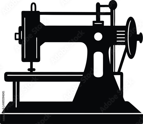 old sewing machine