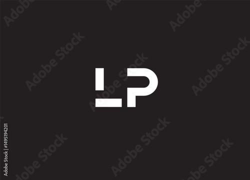 LP logo desing and monogram logo
