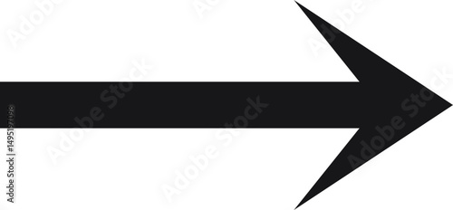 black arrow icon