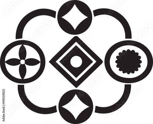 kwanzaa principles unity purpose creativity faith cultural pattern icons