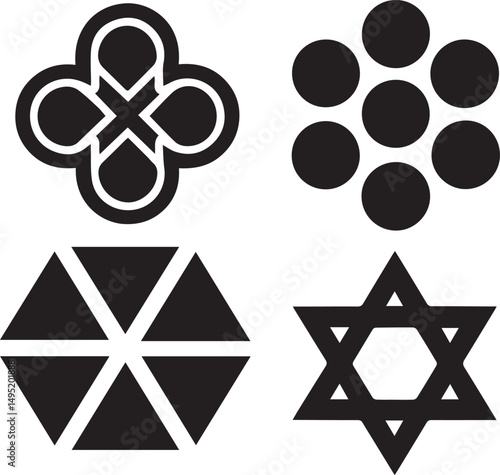 kwanzaa principles unity purpose creativity faith cultural pattern icons 2