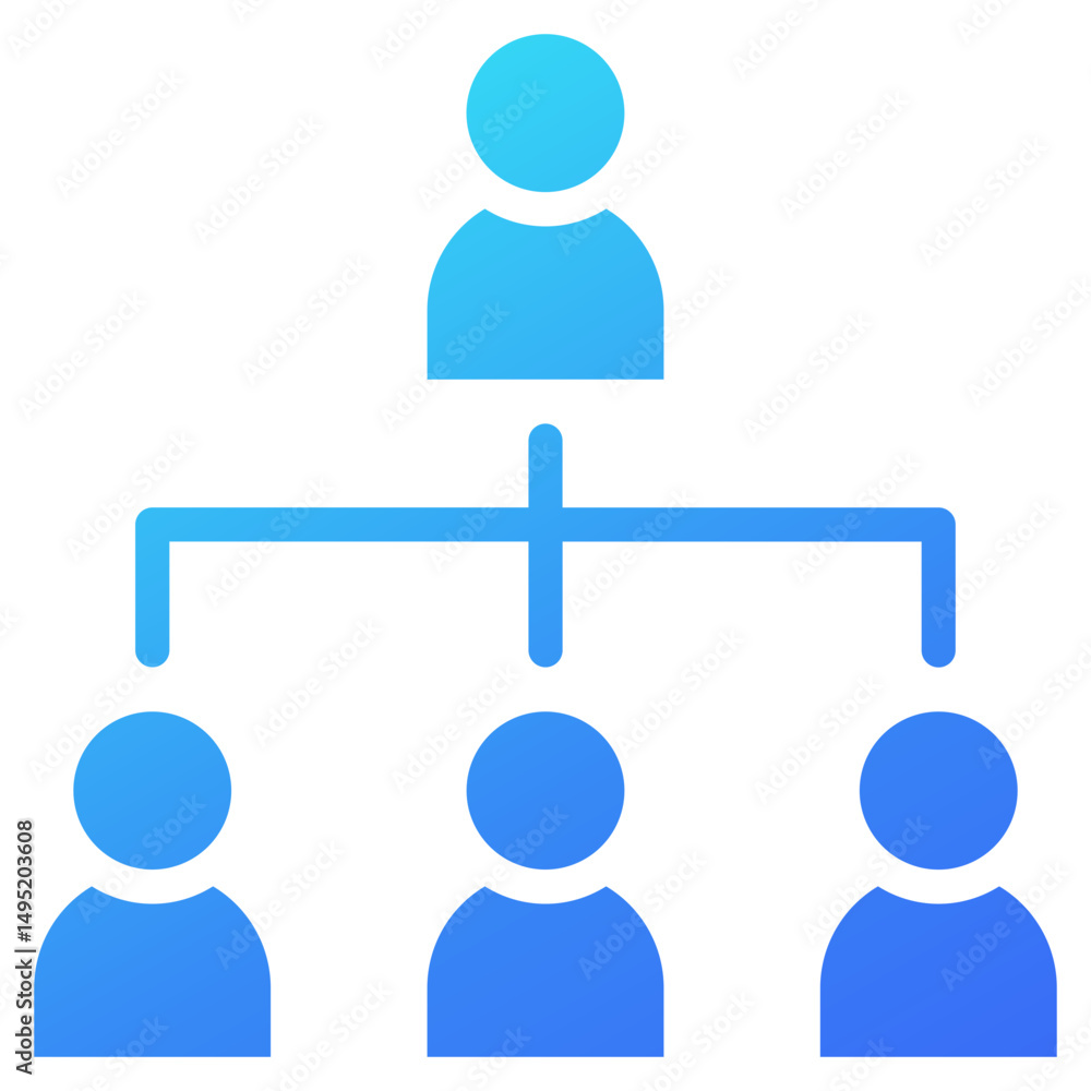Business Hierarchy Icon Business Hierarchy Icon