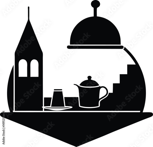 taj mahal vector illustration