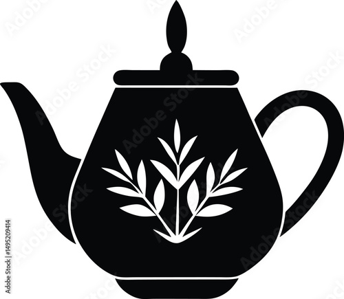 teapot on a white background