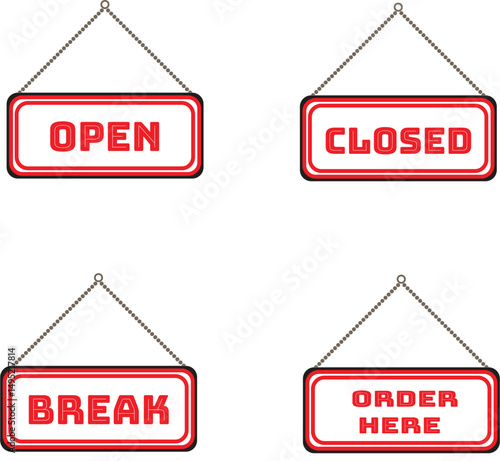 open and close
