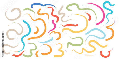 Hand drawn organic rectangle frames. Abstract doodle liquid shapes. Organic free flat blobs. Irregular fluid bubbles. Empty text box. Vector illustration isolated on white background.