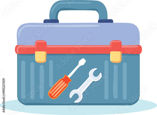 toolbox with tools