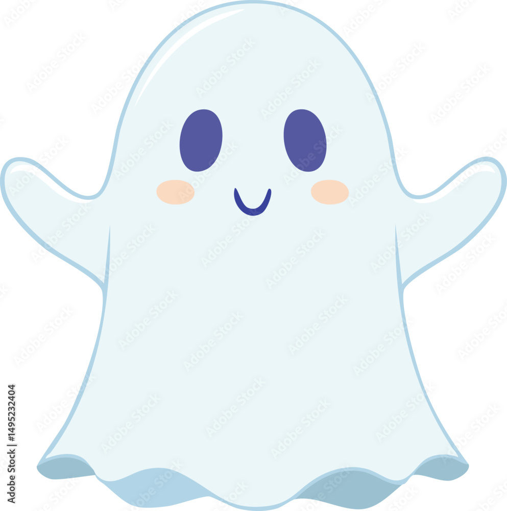 Obraz premium funny cartoon ghost