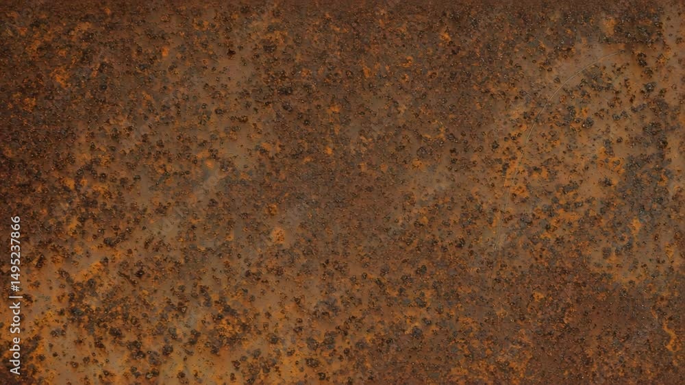 Detailed shot of rusted metal texture
