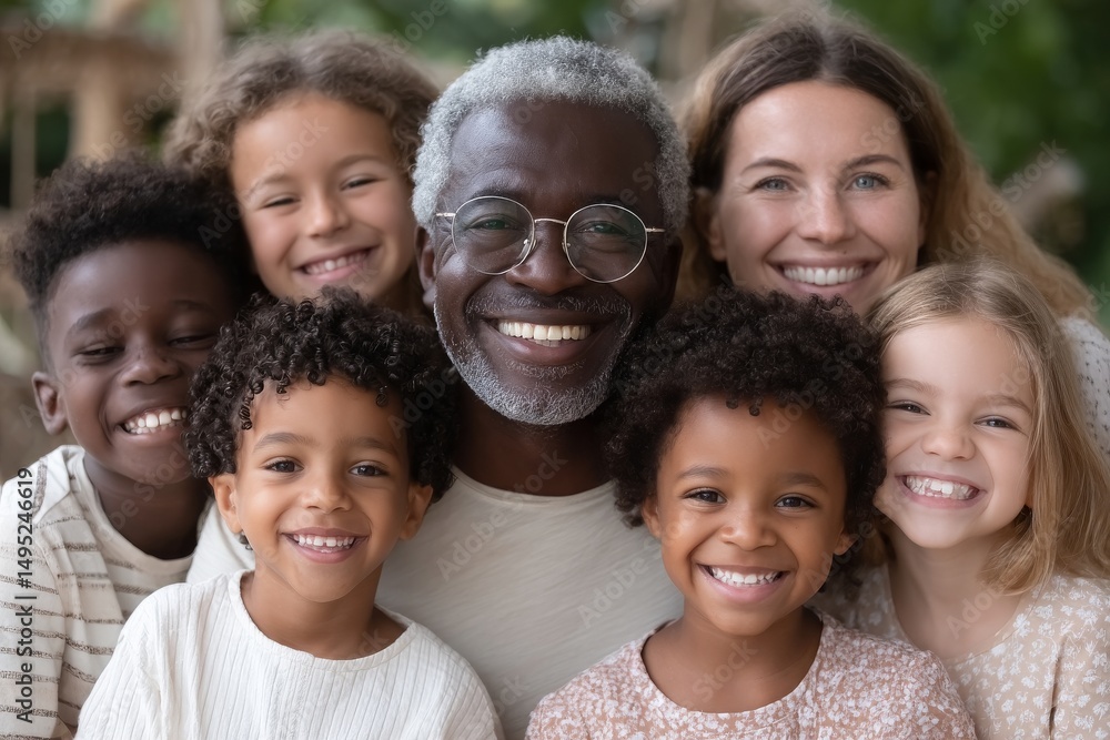 The concept of community and social gathering is exemplified by a group of multiracial individuals of different ages having a good time together in a city park setting The concept of community and social gathering is exemplified by a group of multiracial individuals of different ages having a good time together in a city park setting