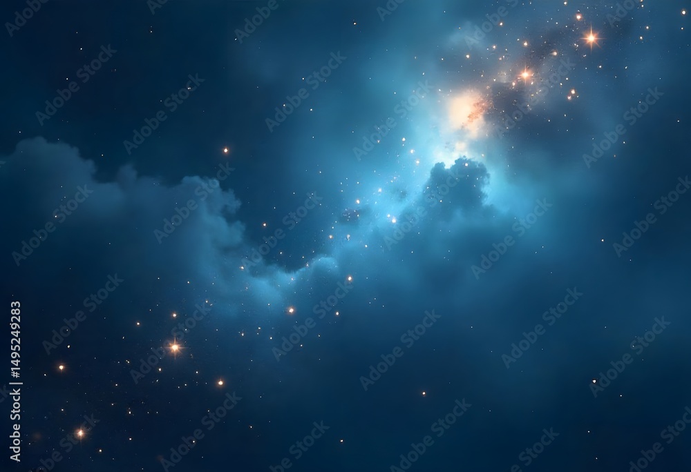 Obraz premium space background with stars