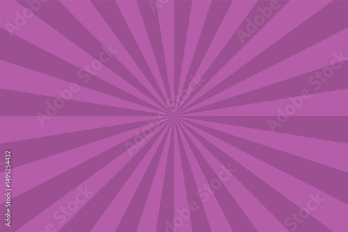 Violet retro striped abstract background. Vintage radial art print. Bright purple pop vector artwork pattern for your design and ideas. Can be used like card, poster, placard etc
