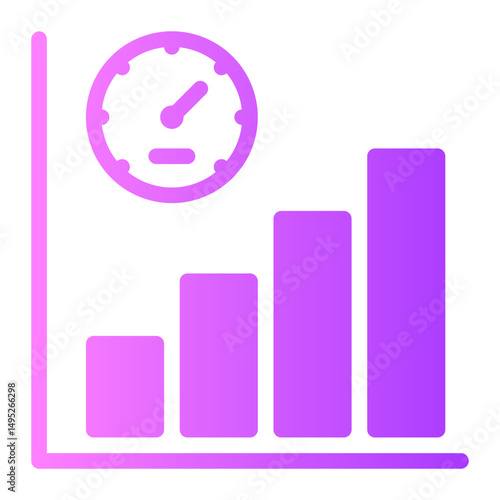 graph gradient icon